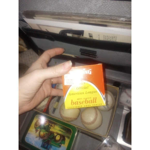 Johnny Bench And Reggie Smith Rawlings Autographed Baseballa With Scorecard Date - Picture 3 of 5